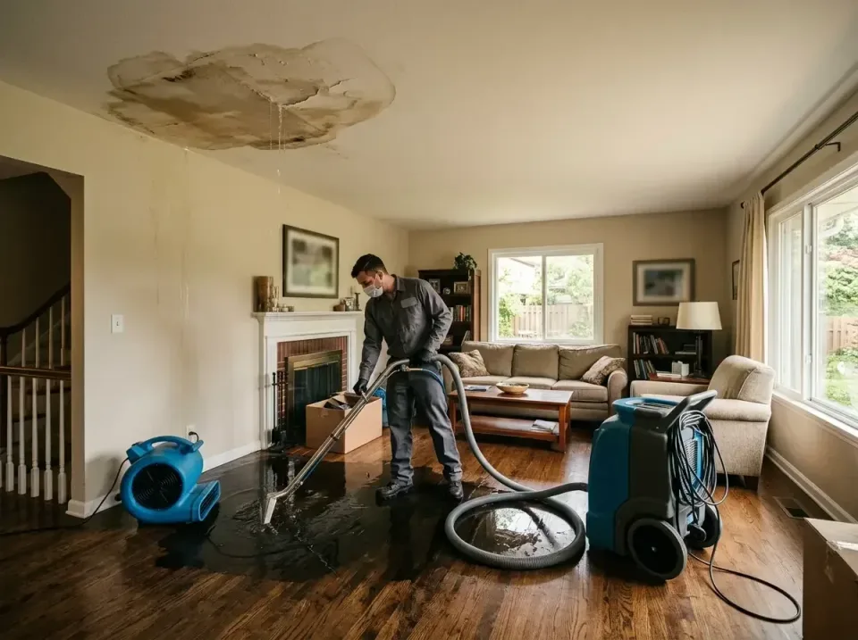attic-pipe-burst-ceiling-drip-008 — frequently asked questions, Water Damage Restoration & Carpet Care in Whiteville, TN